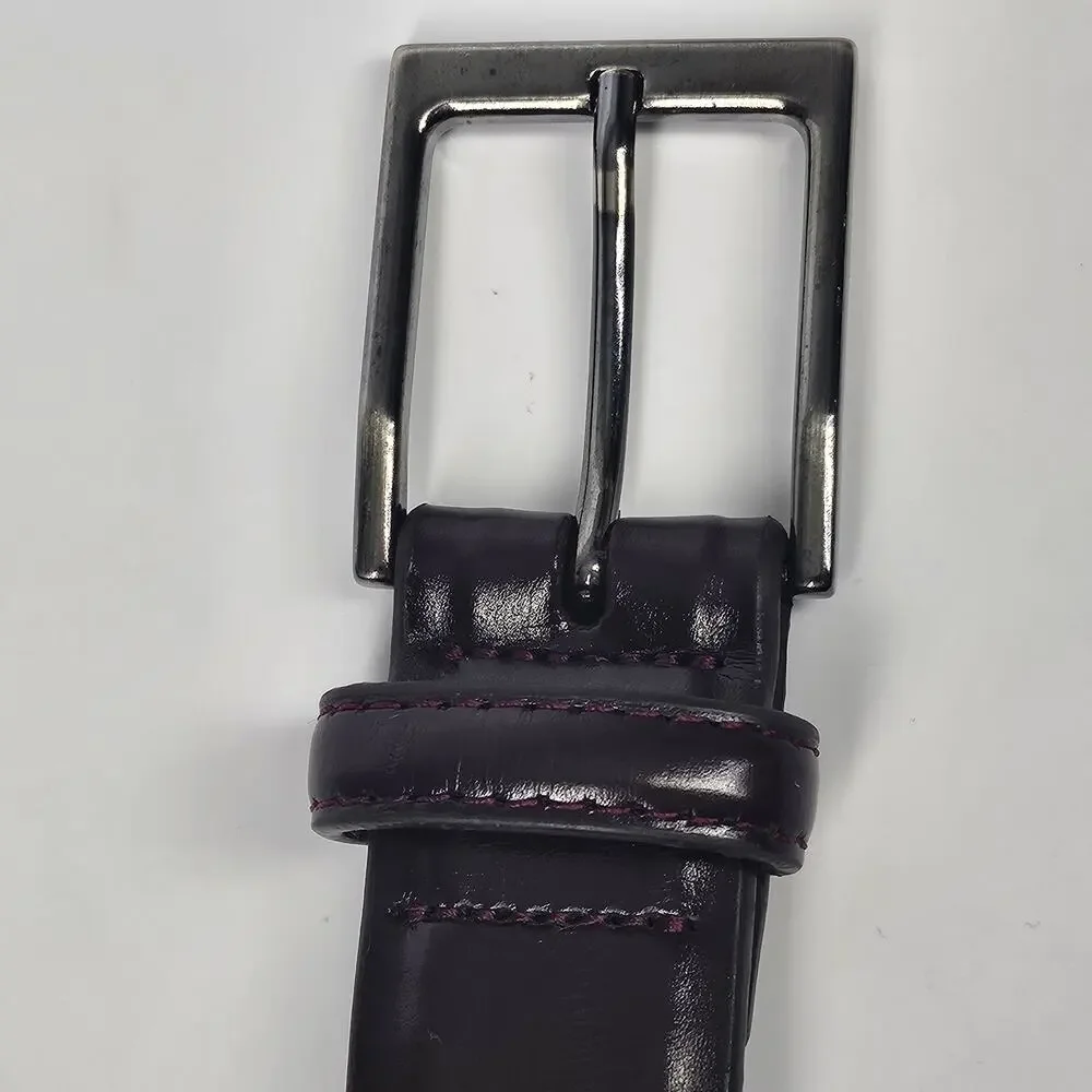 FLORSHEIM GENUINE LEATHER BELT – DARK BROWN – 37